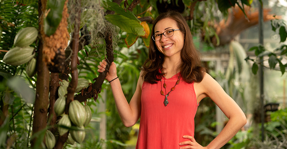 Madeline Weeks, a Geography graduate student, has been doing her research on cacao and the impact of the cocoa and chocolate made from it in Guatemala.